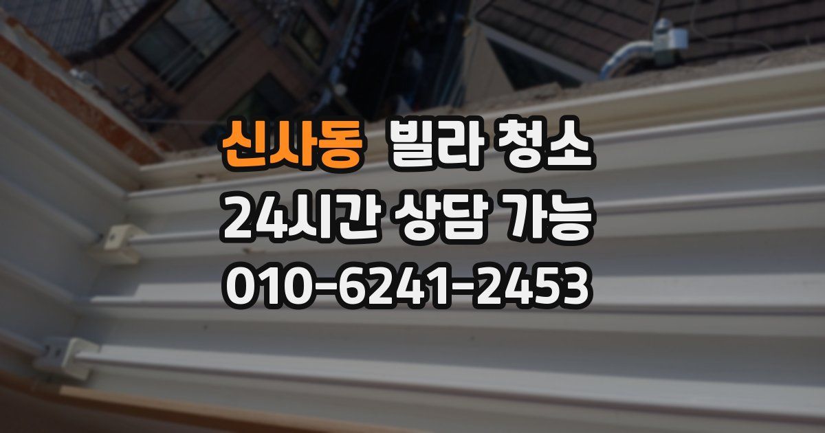 신사동 빌라 청소