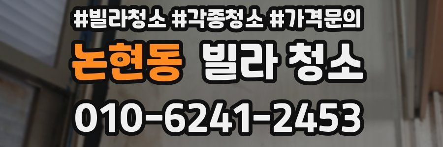 논현동 빌라 청소