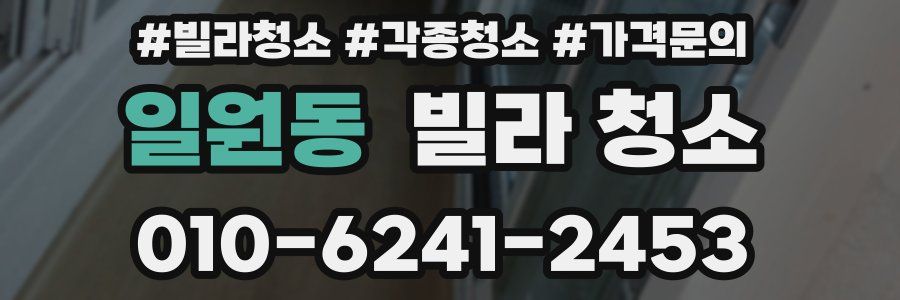 일원동 빌라 청소