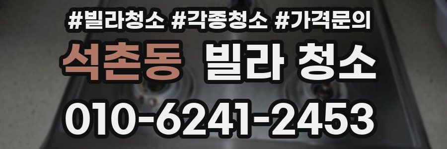 석촌동 빌라 청소