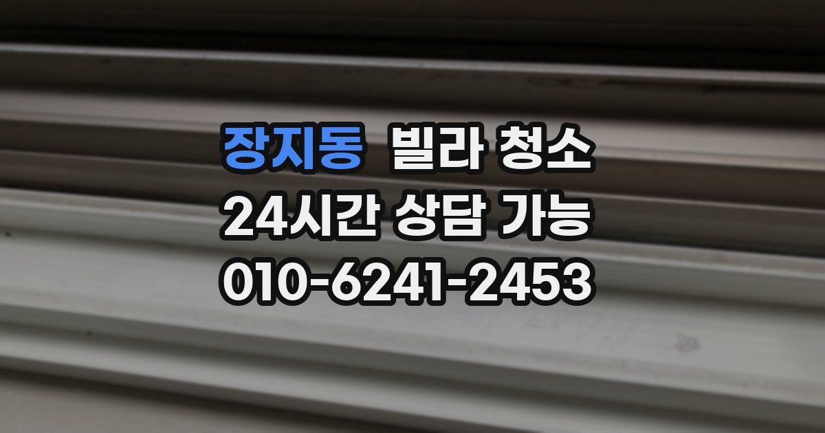 장지동 빌라 청소