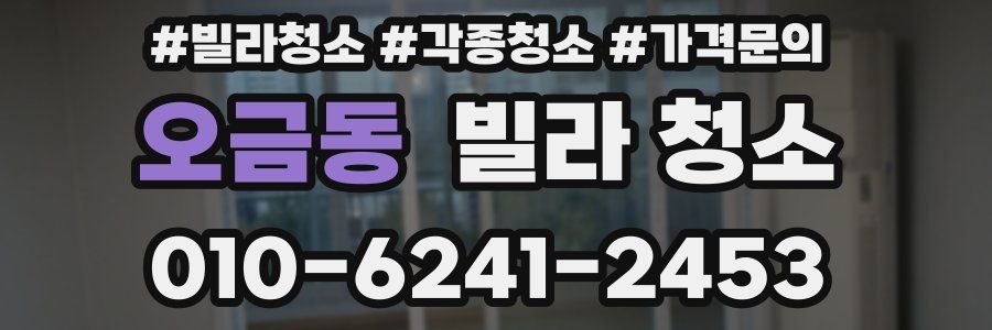 오금동 빌라 청소