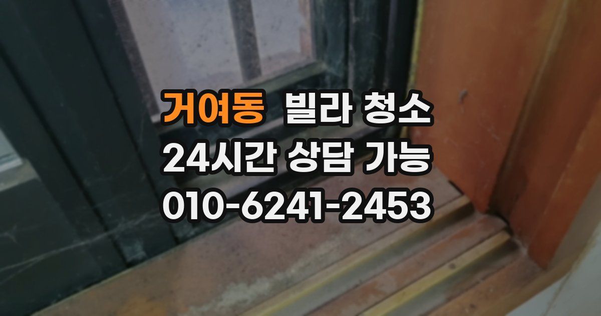 거여동 빌라 청소