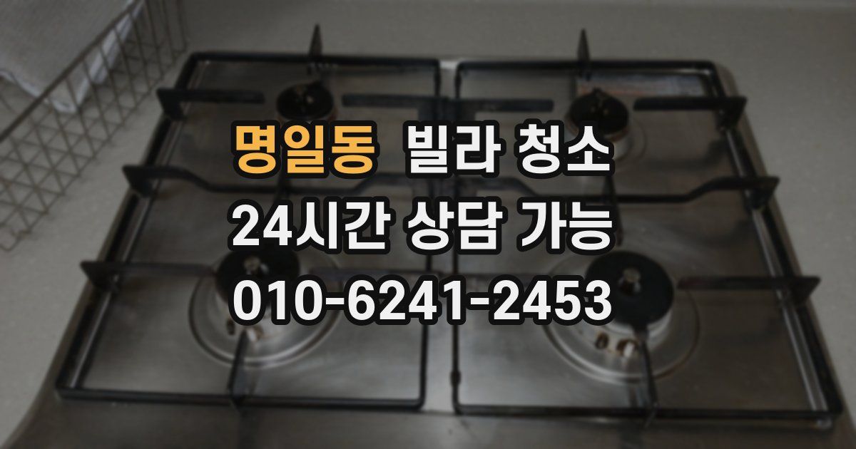 명일동 빌라 청소