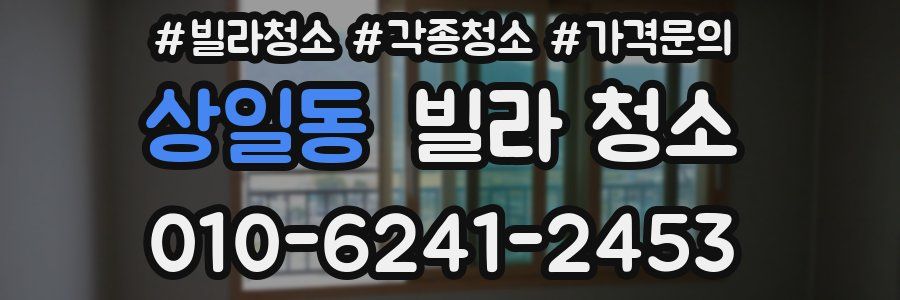 상일동 빌라 청소