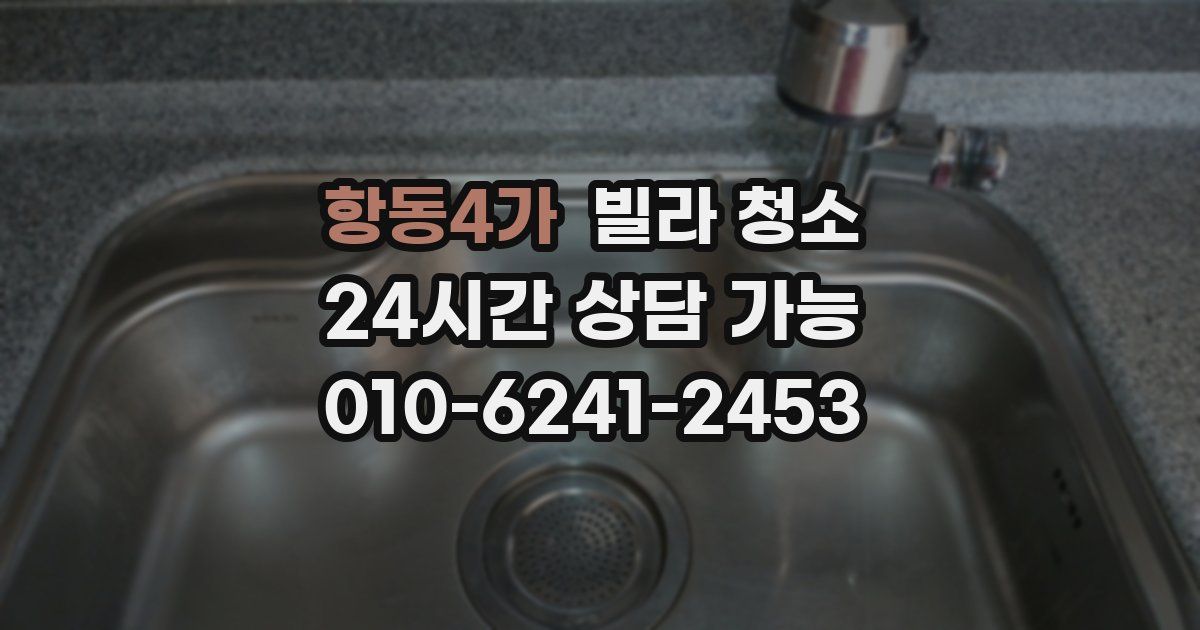 항동4가 빌라 청소