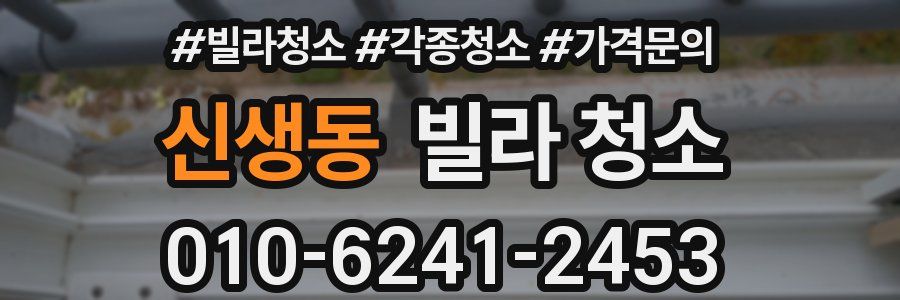 신생동 빌라 청소