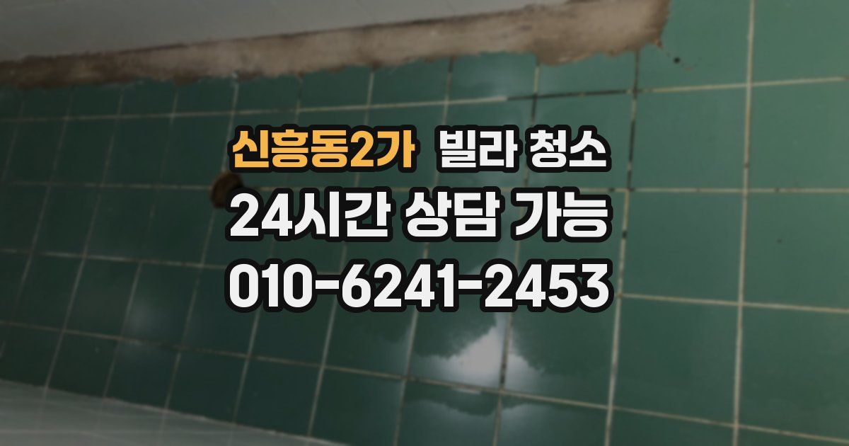 신흥동2가 빌라 청소