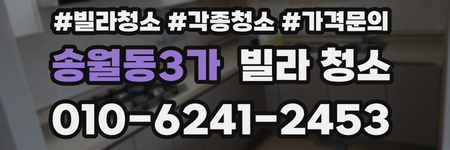 송월동3가 빌라 청소