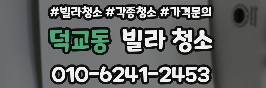 덕교동 빌라 청소
