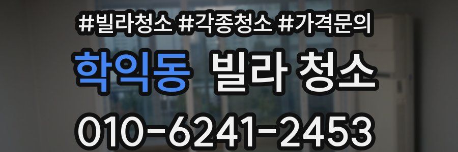 학익동 빌라 청소