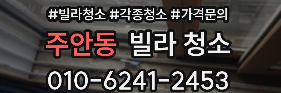 주안동 빌라 청소