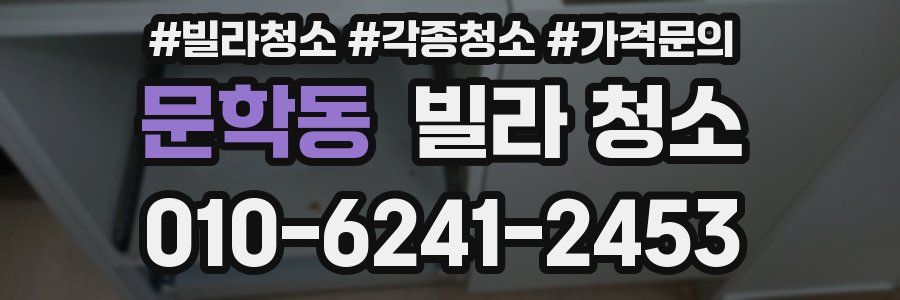 문학동 빌라 청소