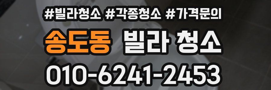 송도동 빌라 청소