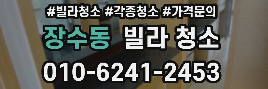 장수동 빌라 청소