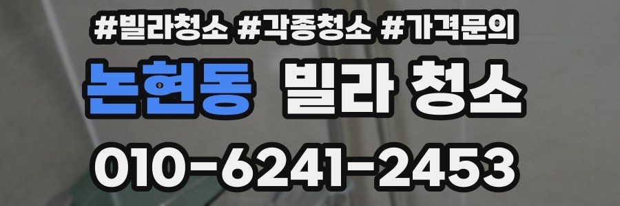 논현동 빌라 청소