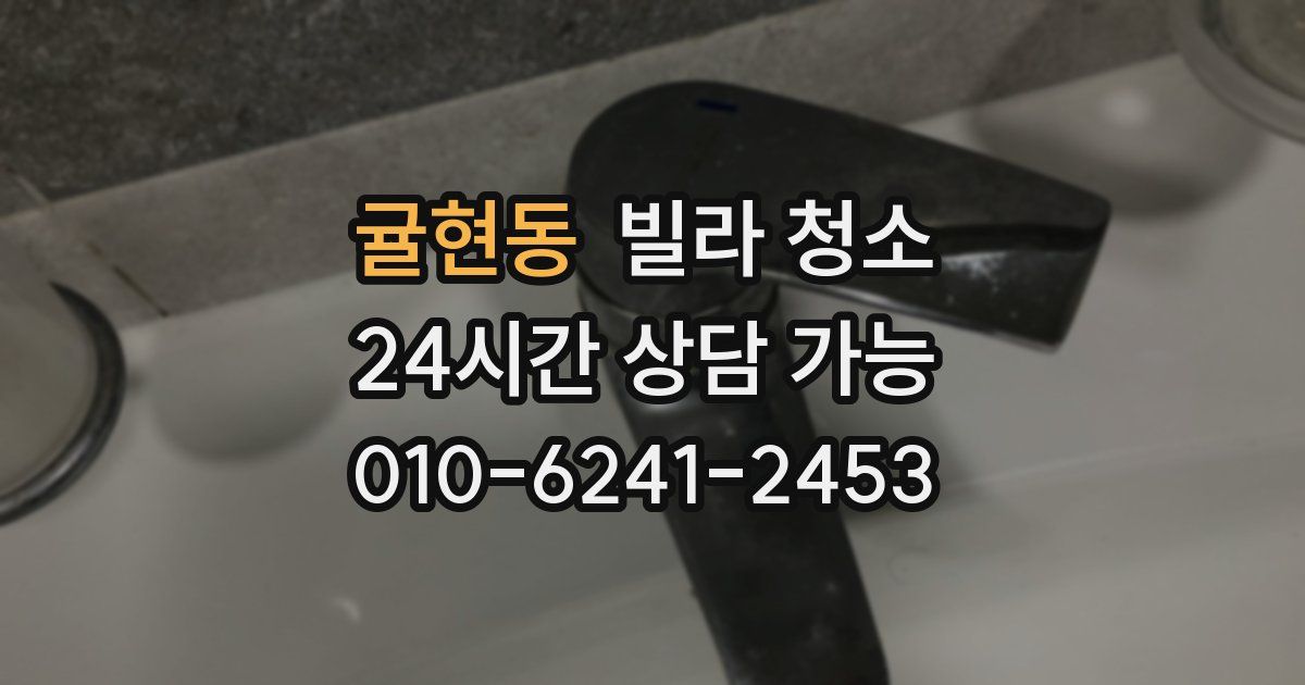 귤현동 빌라 청소