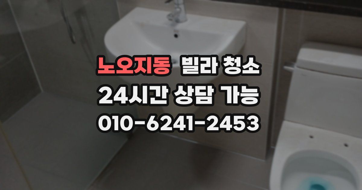 노오지동 빌라 청소