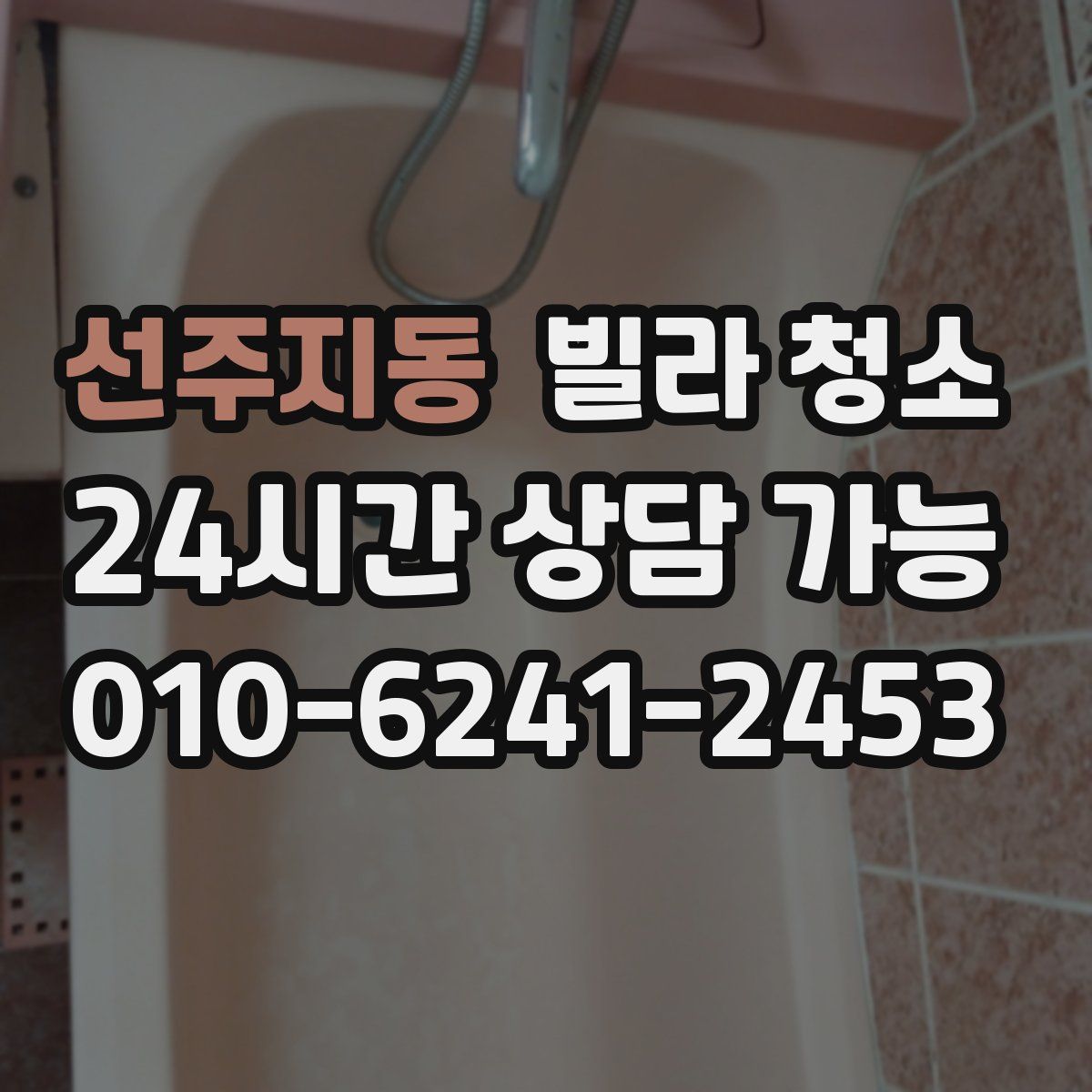 선주지동 빌라 청소