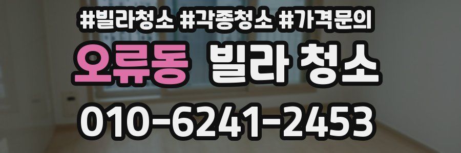 오류동 빌라 청소