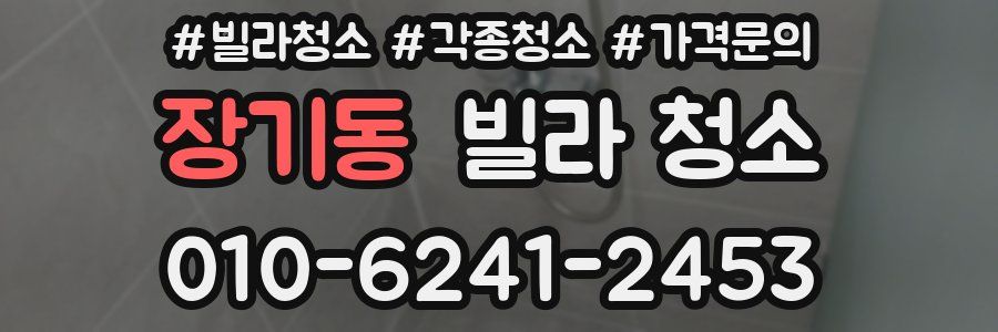 장기동 빌라 청소