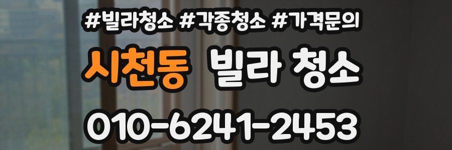 시천동 빌라 청소