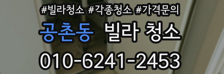 공촌동 빌라 청소