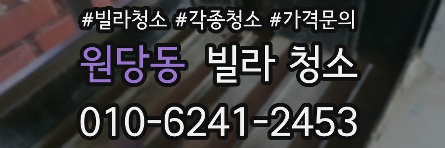 원당동 빌라 청소
