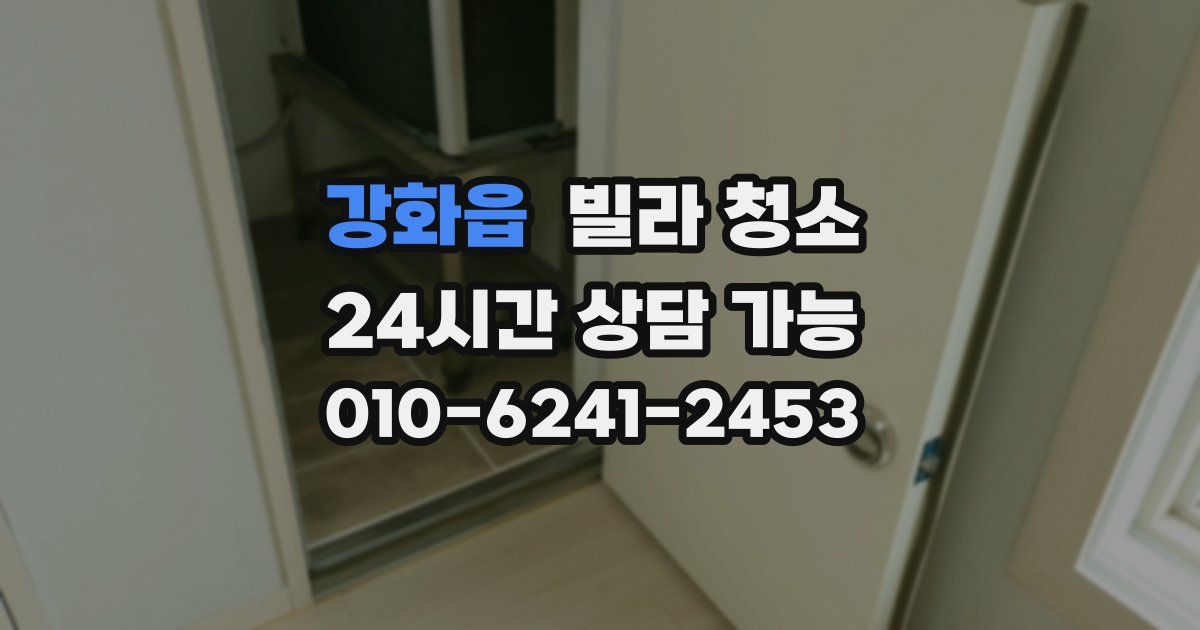 강화읍 빌라 청소