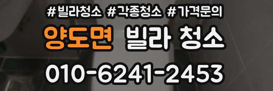 양도면 빌라 청소