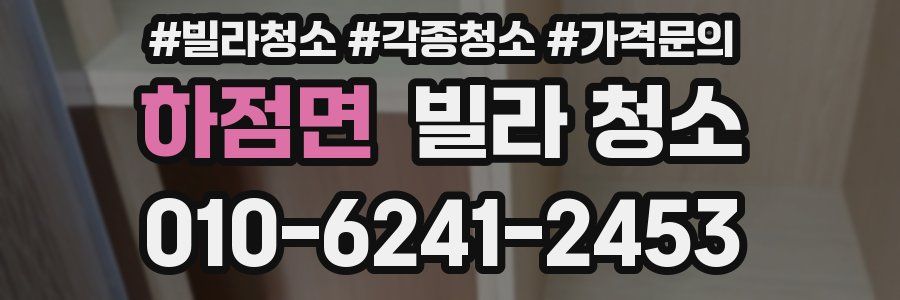 하점면 빌라 청소