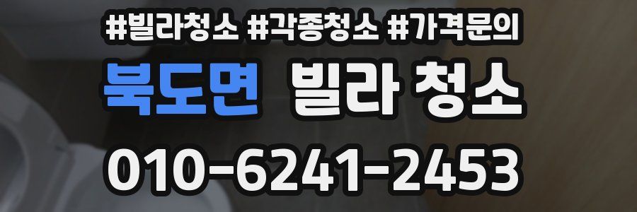 북도면 빌라 청소