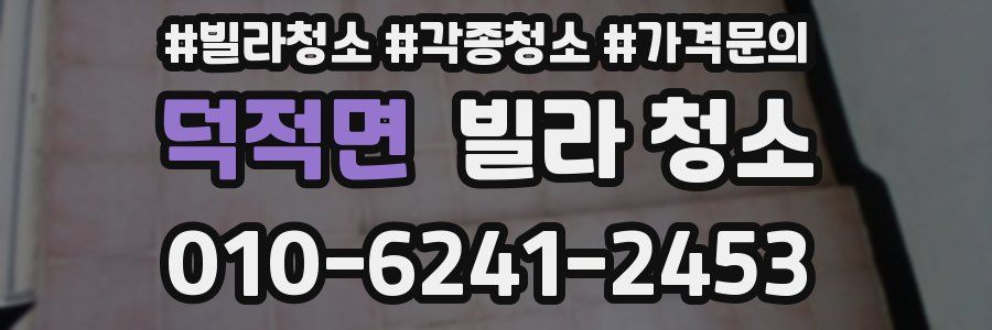 덕적면 빌라 청소