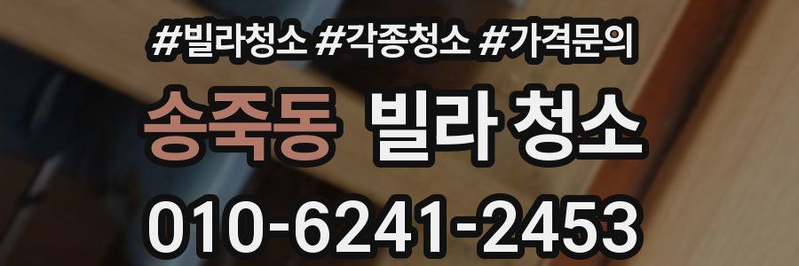 송죽동 빌라 청소