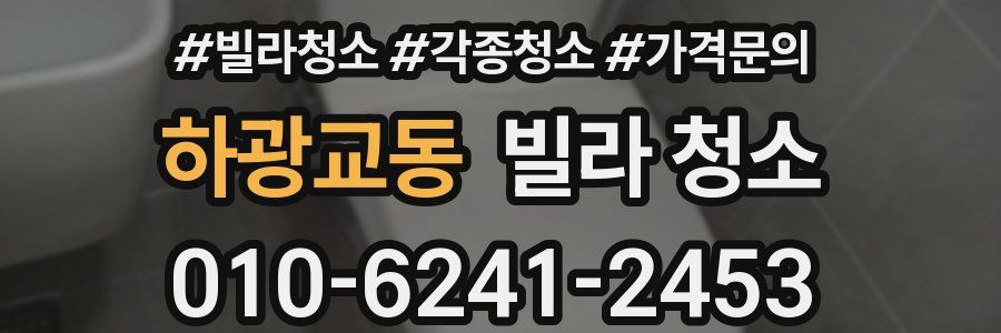 하광교동 빌라 청소