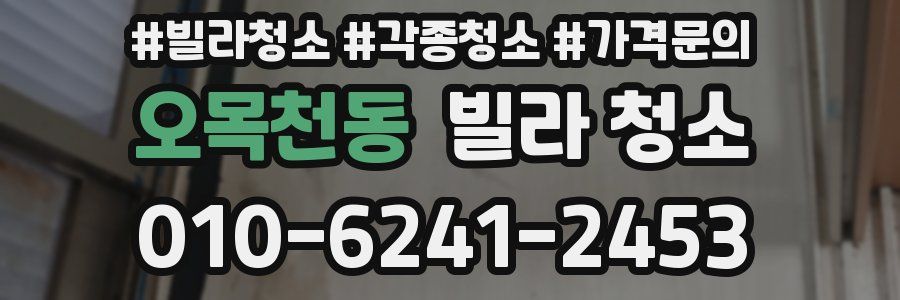 오목천동 빌라 청소