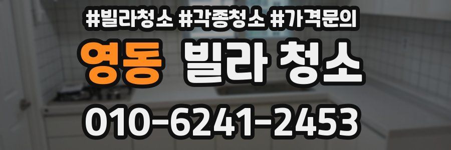 영동 빌라 청소