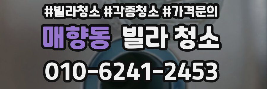 매향동 빌라 청소