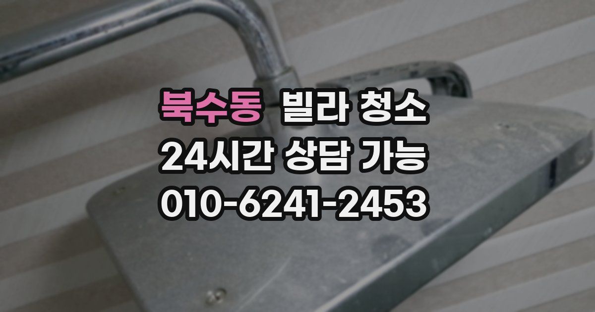 북수동 빌라 청소