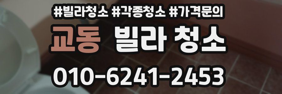 교동 빌라 청소