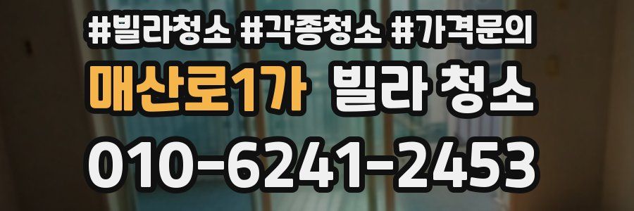 매산로1가 빌라 청소