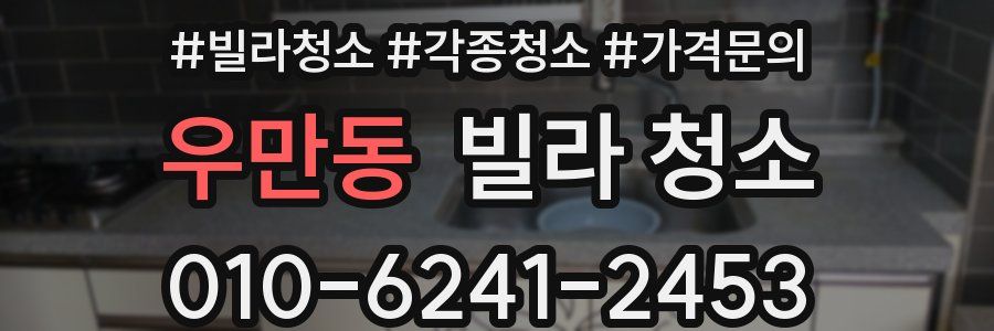 우만동 빌라 청소