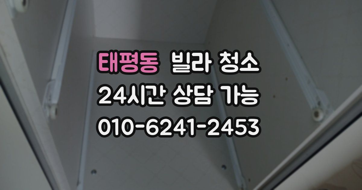 태평동 빌라 청소