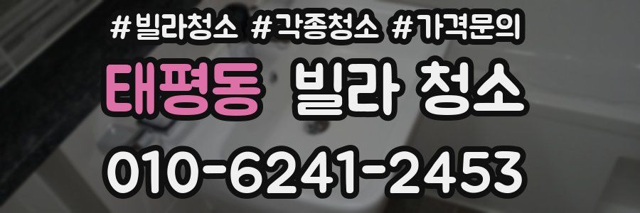 태평동 빌라 청소