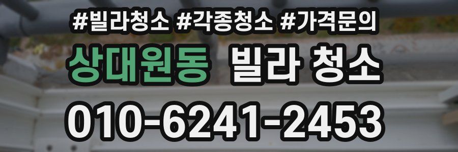 상대원동 빌라 청소