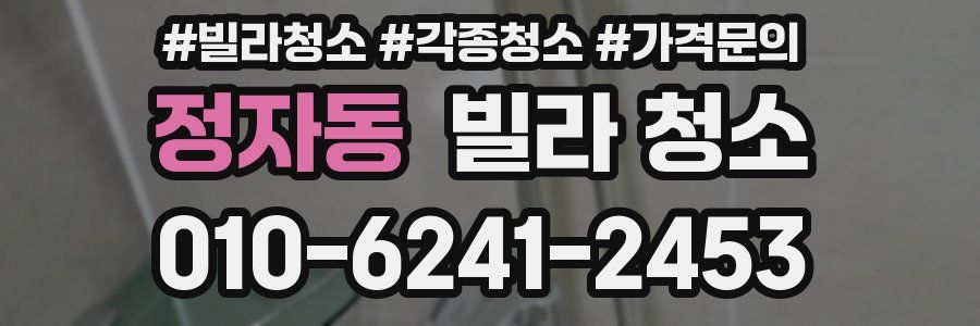 정자동 빌라 청소