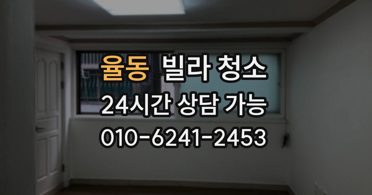 율동 빌라 청소