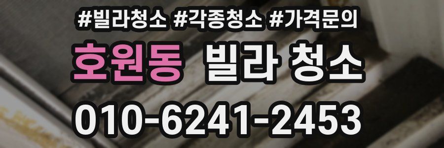 호원동 빌라 청소