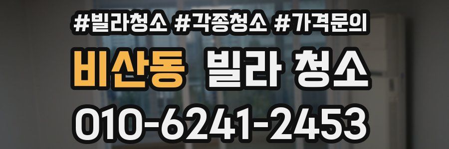 비산동 빌라 청소