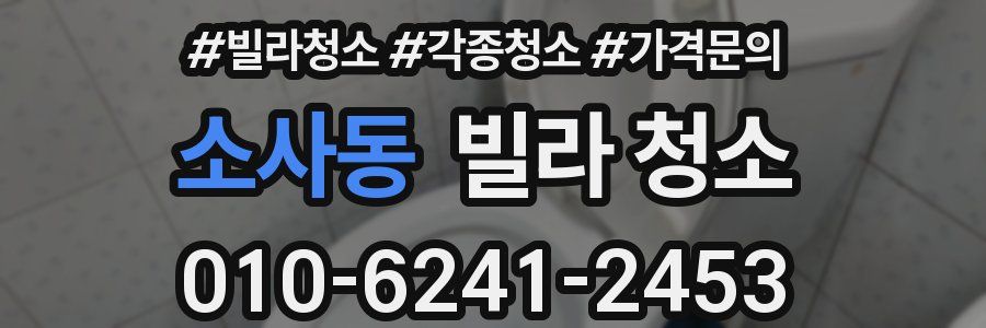 소사동 빌라 청소